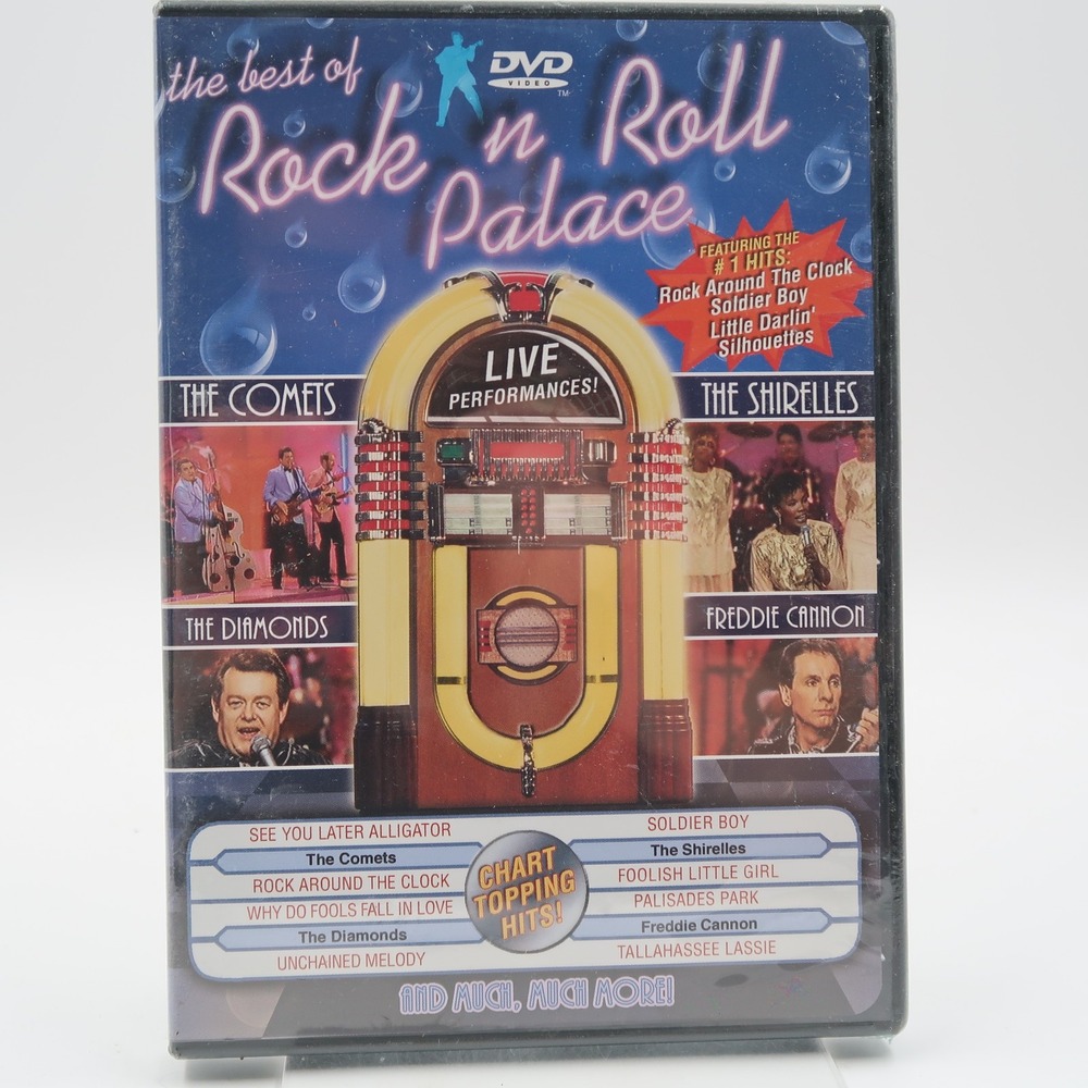 The Best of Rock n Roll Palace (DVD, 2003) Comets, Shirelles, Diamonds, Cannon